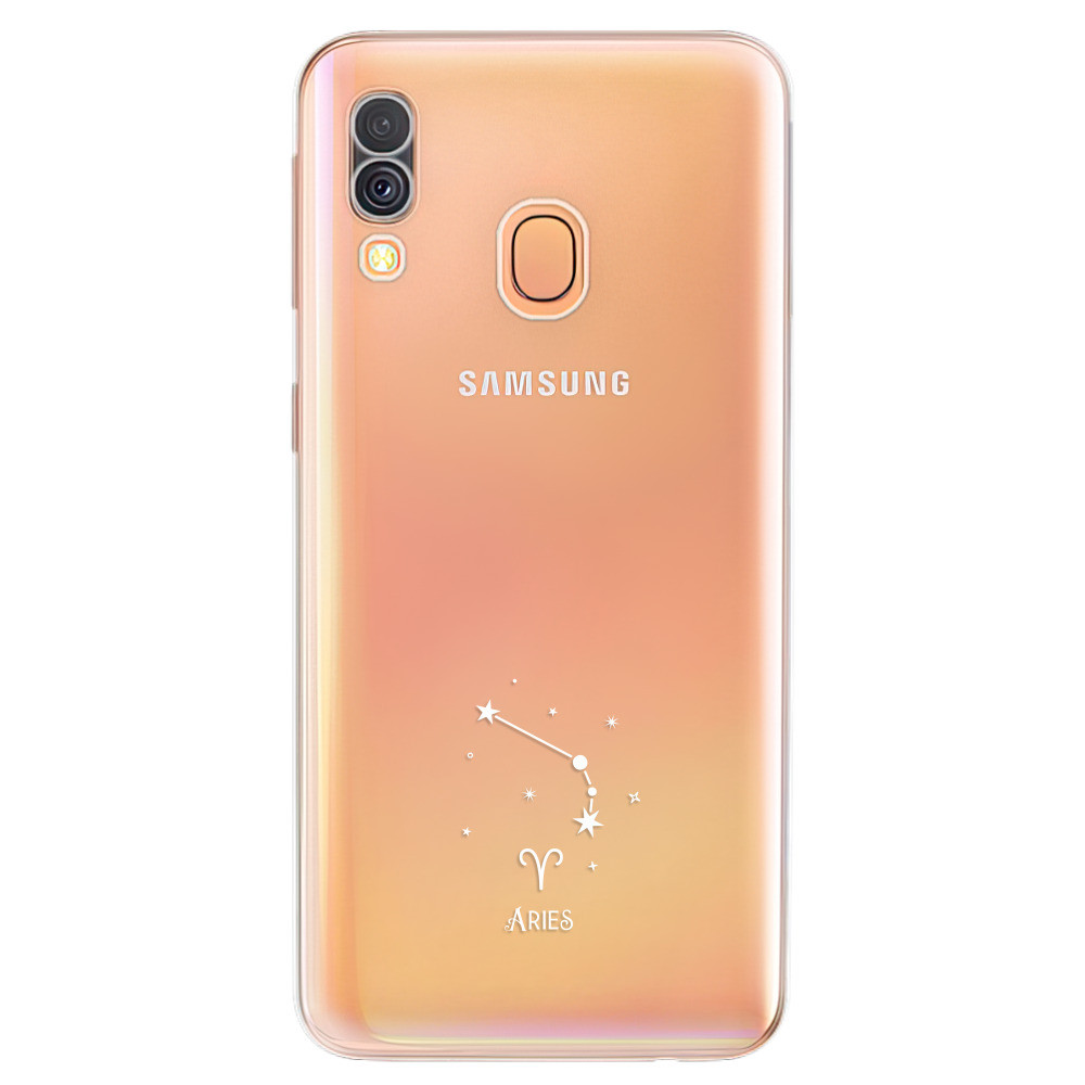 Odolné silikónové puzdro iSaprio - čiré - Beran - Samsung Galaxy A40