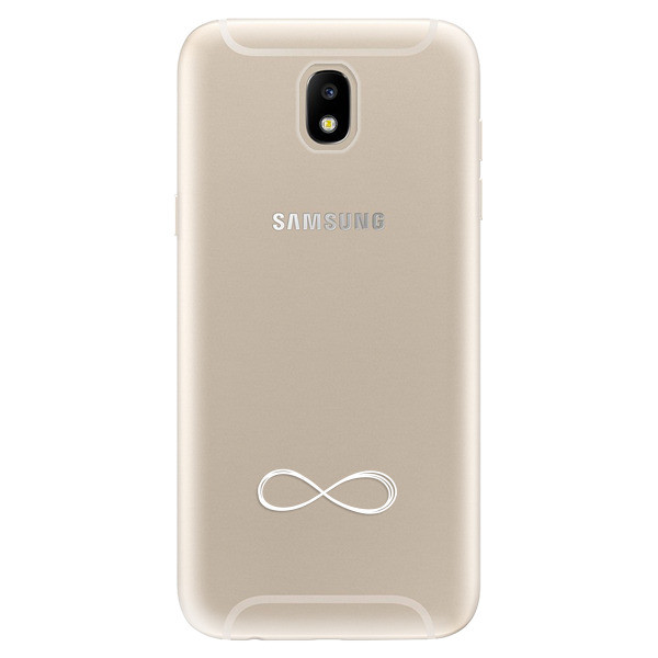 Odolné silikónové puzdro iSaprio - čiré - Infinity - Samsung Galaxy J5 2017