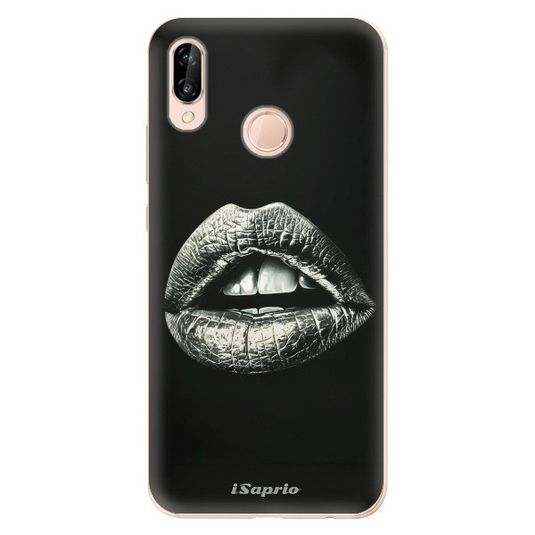 Odolné silikónové puzdro iSaprio - Lips - Huawei P20 Lite