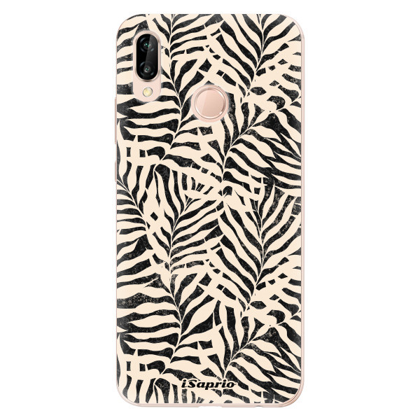 Odolné silikónové puzdro iSaprio - Dark Palms - Huawei P20 Lite