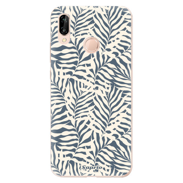 Odolné silikónové puzdro iSaprio - Blue Palms - Huawei P20 Lite