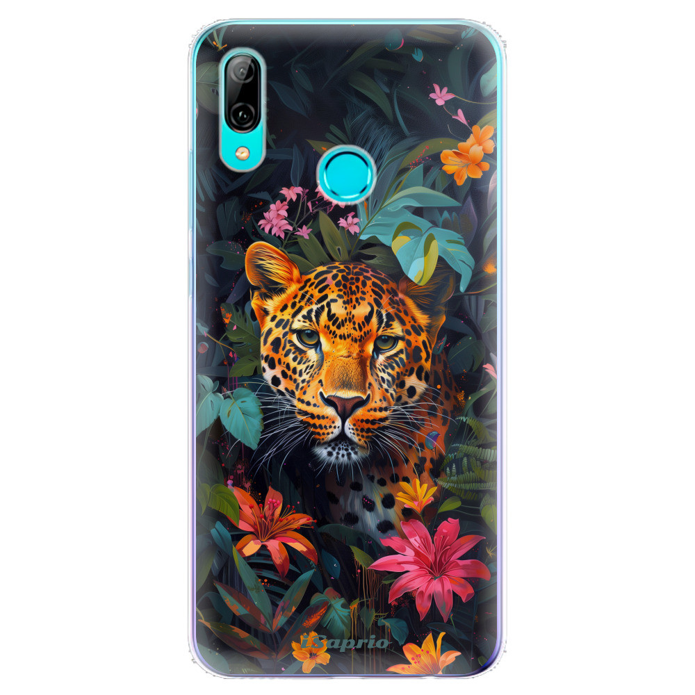 Odolné silikónové puzdro iSaprio - Flower Jaguar - Huawei P Smart 2019