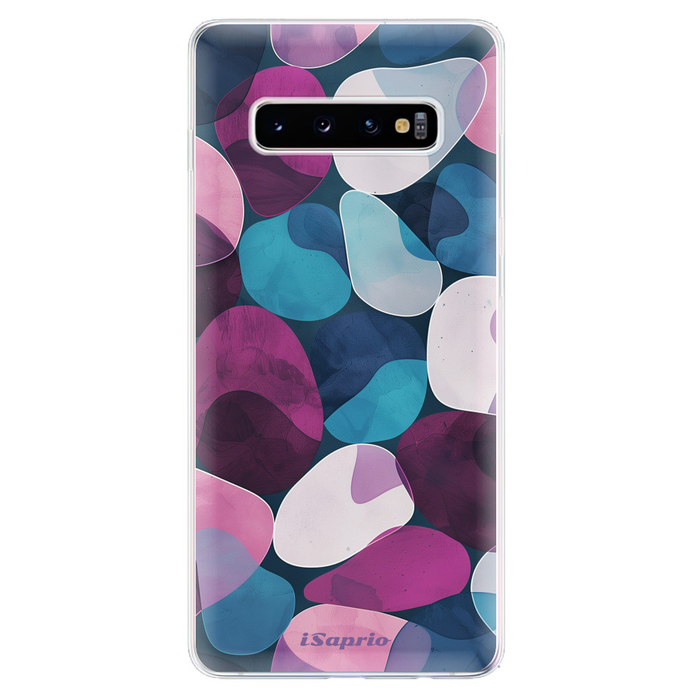 Odolné silikónové puzdro iSaprio - Stones - Samsung Galaxy S10+