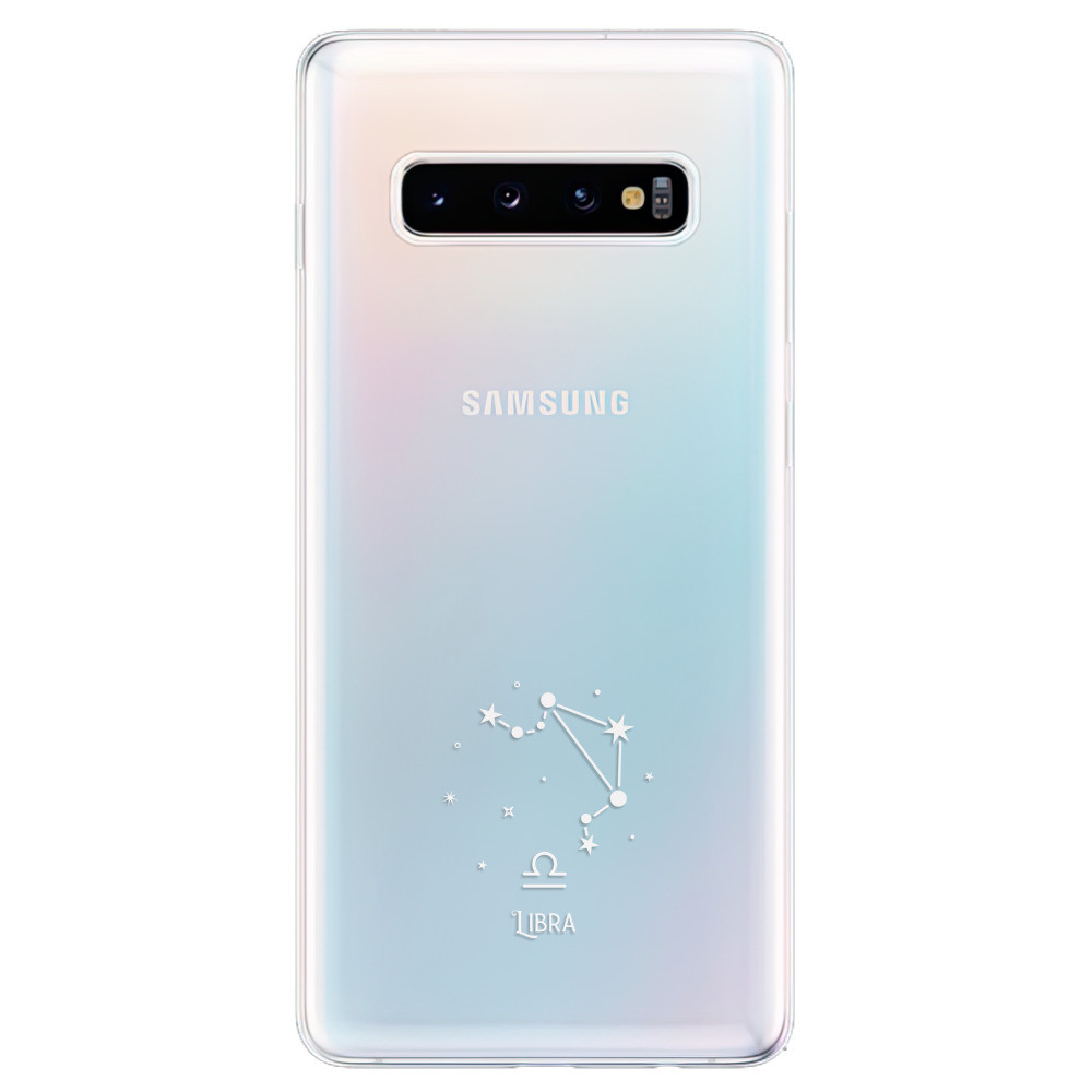 Odolné silikónové puzdro iSaprio - čiré - Váhy - Samsung Galaxy S10+