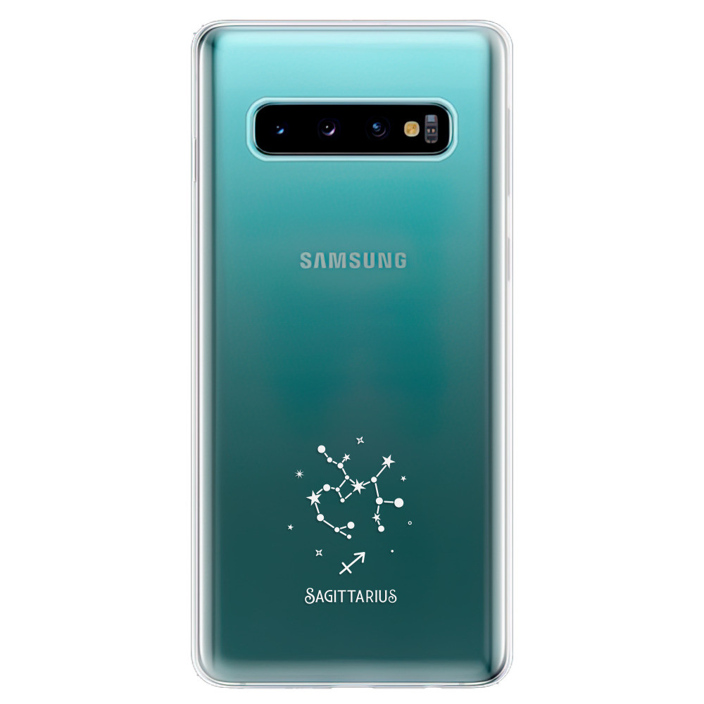 Odolné silikónové puzdro iSaprio - čiré - Střelec - Samsung Galaxy S10