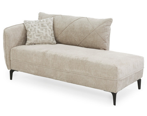 Leňoška-pohovka Novara, béžová látka%