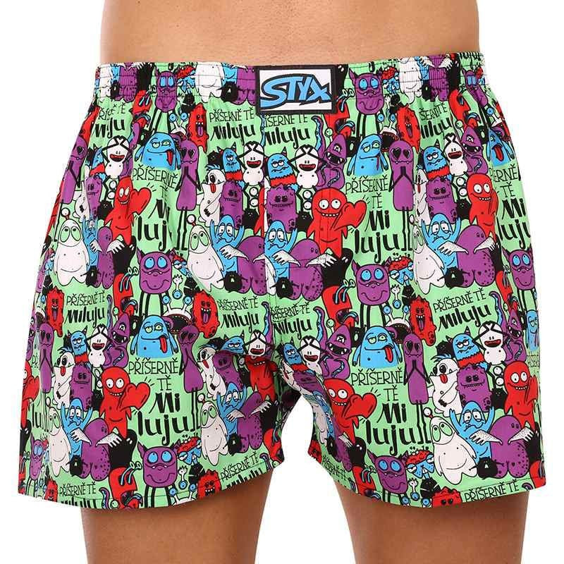 Men's shorts Styx art classic rubber oversized monsters