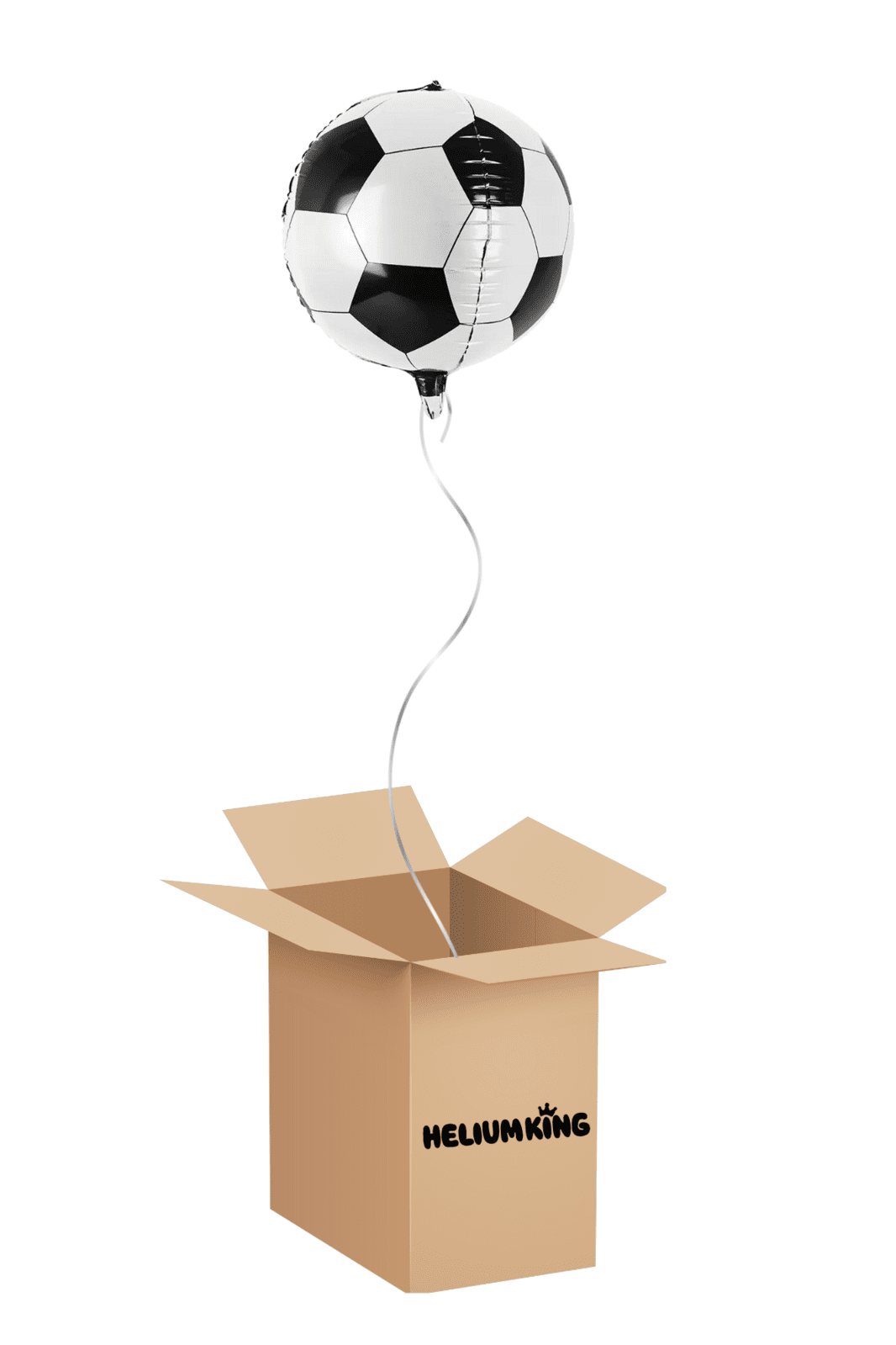 HeliumKing Balónový box - Futbalová lopta 40 cm