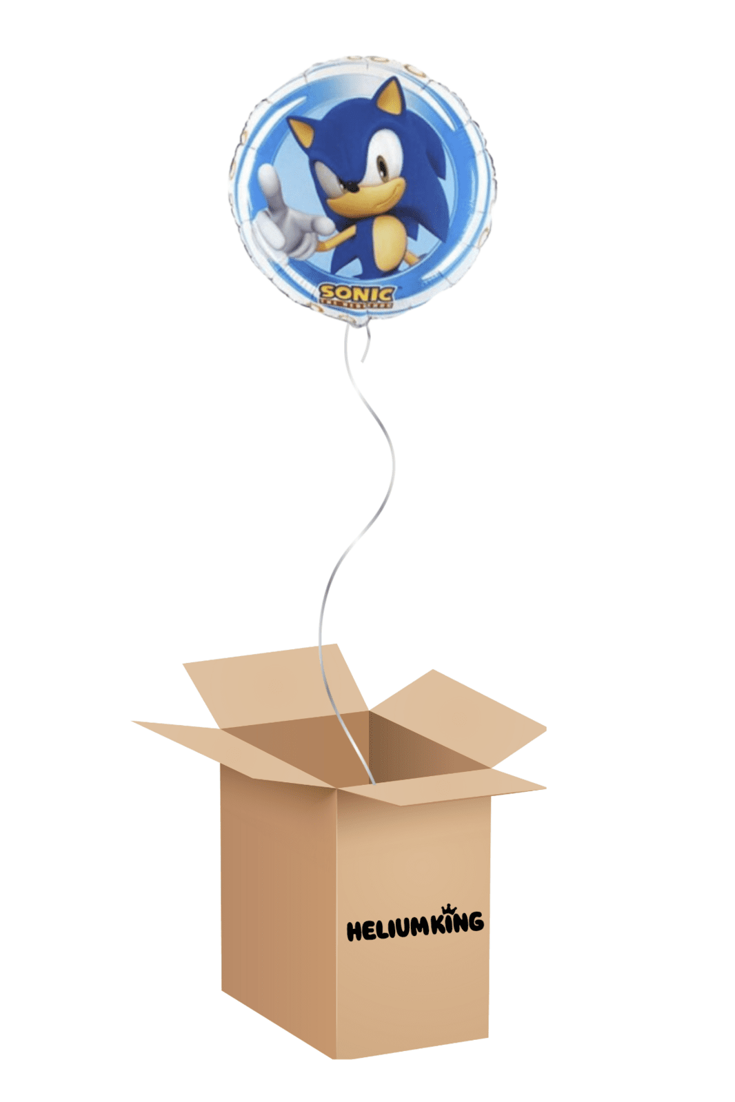 HeliumKing Balónový box - Sonic kruh 45 cm
