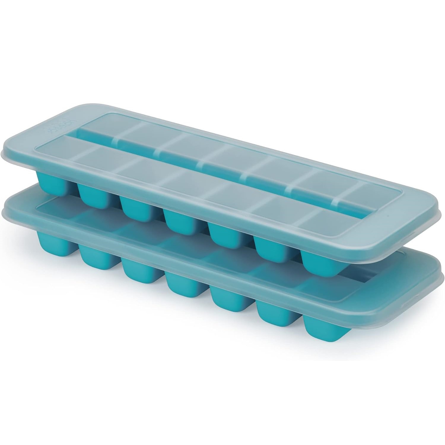 Forma na kocky ľadu EASY-FILL 20197 33 cm, sada 2 ks, modrá, plast, Joseph Joseph