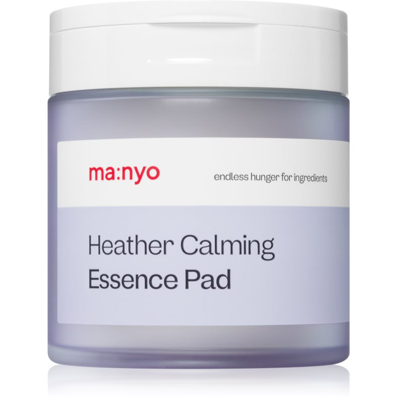 ma:nyo Heather Calming Essence Pad tonizačné vankúšiky pre citlivú a suchú pleť 60 ks