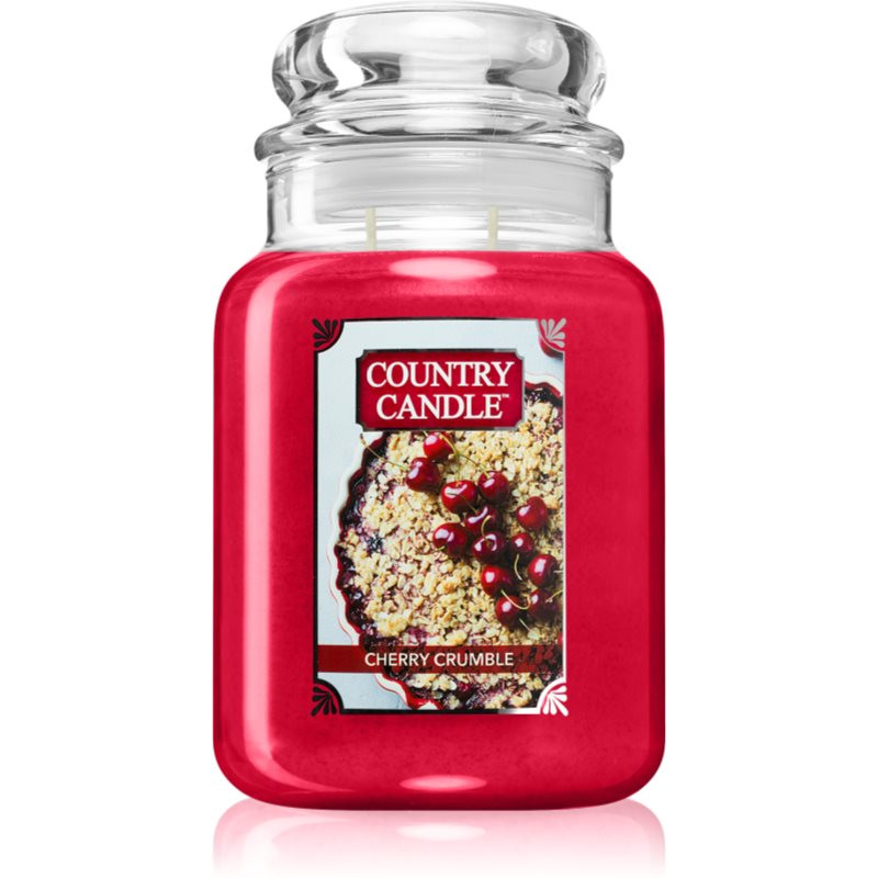 Country Candle Cherry Crumble vonná sviečka 737 g