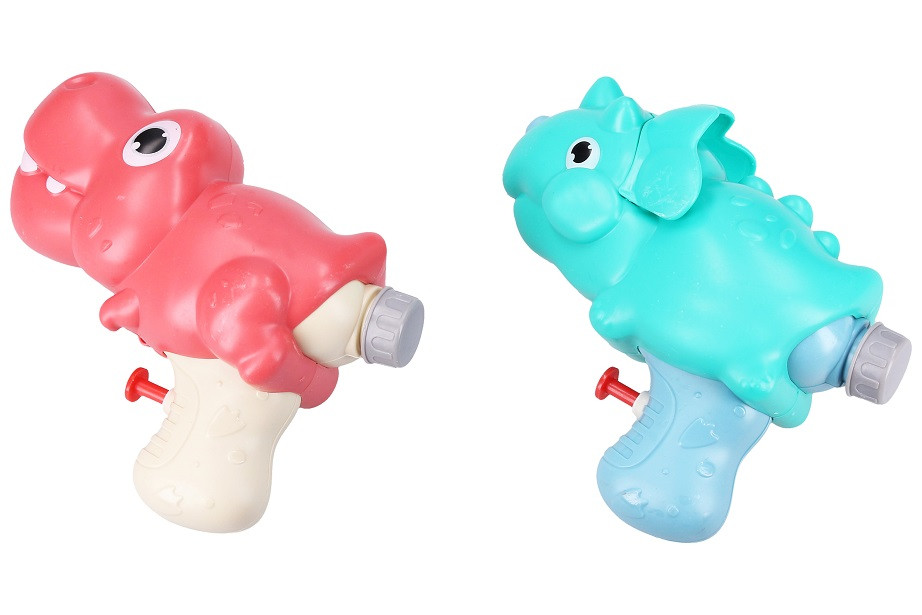 Vodná pištoľ dino 14 cm - zelená
