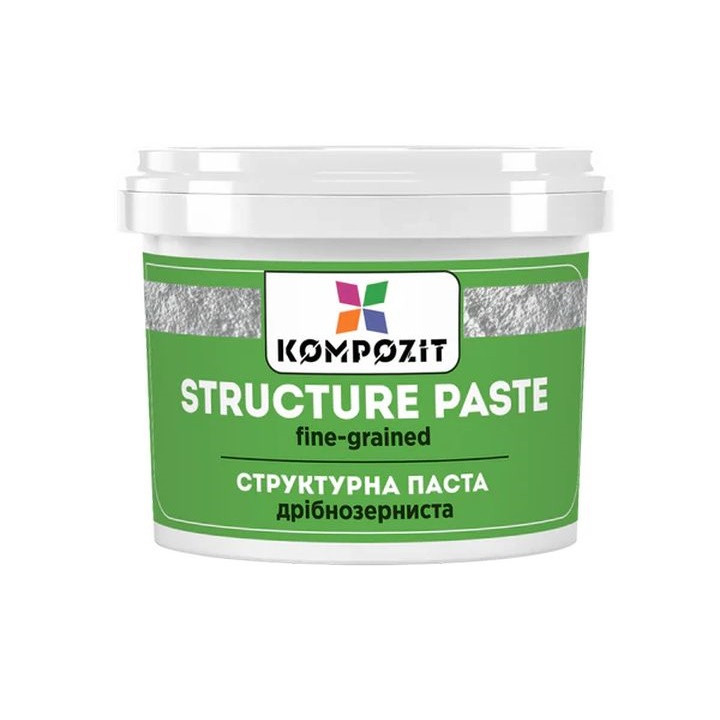 Biela jemnozrná štruktúrovacia pasta od Kompozit | Various Volumes