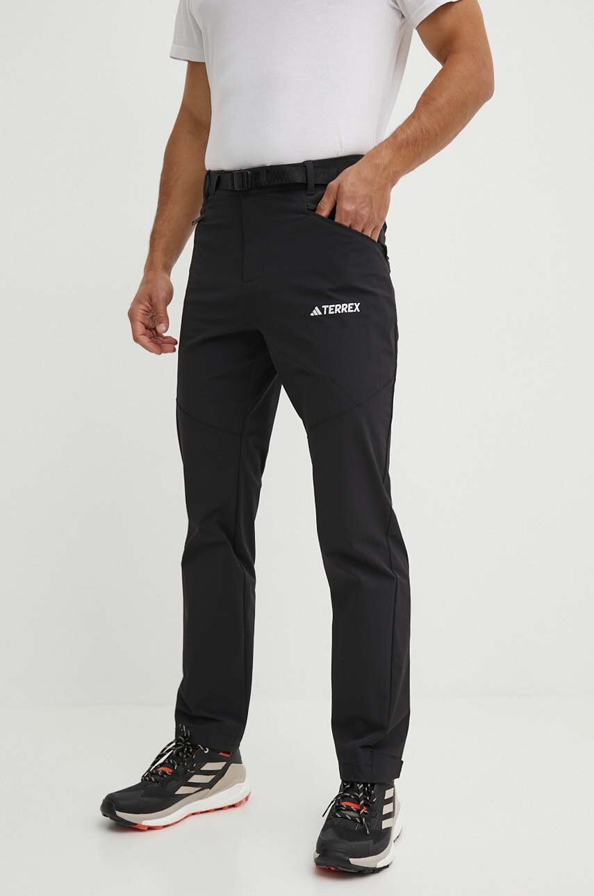 Turistické nohavice adidas TERREX Xperior čierna farba, IQ1401
