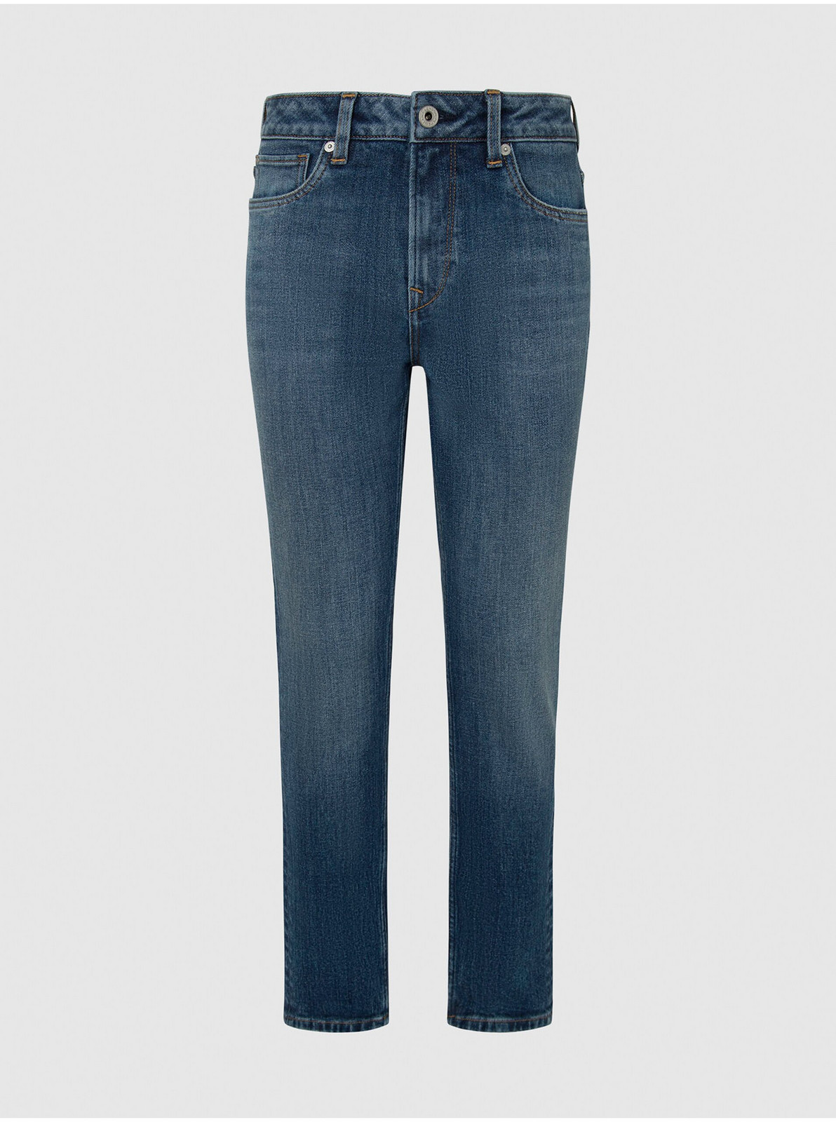 Modré dámske tapered rifle Pepe Jeans