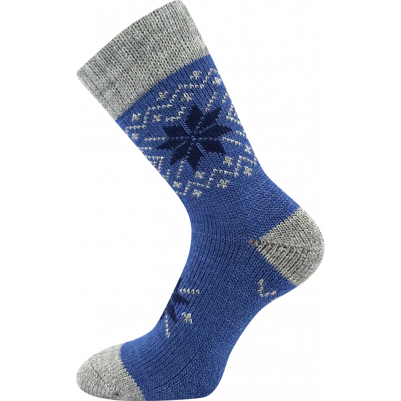 Ponožky unisex silné Voxx Alta - modré-sivé, 39-42