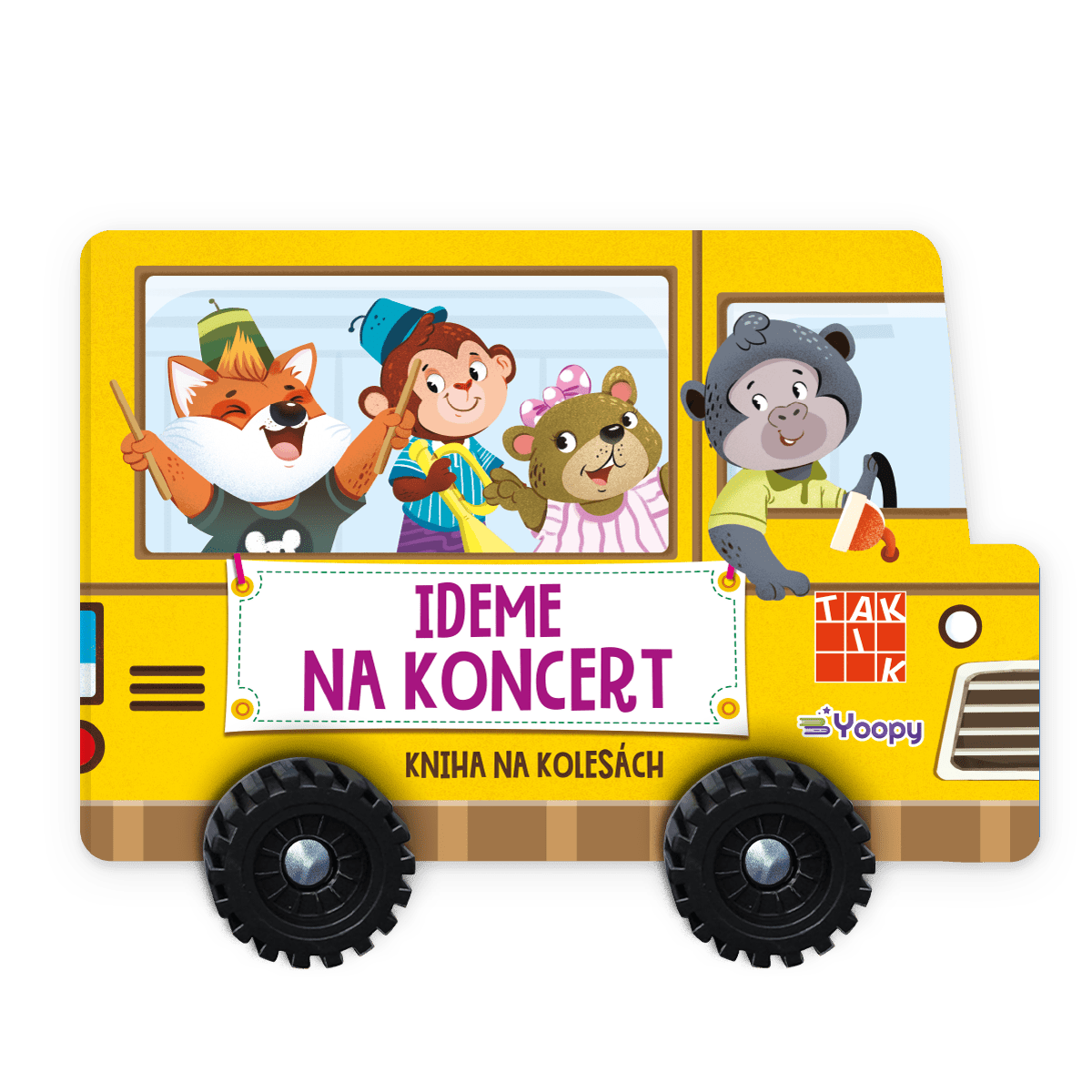 Ideme na koncert - kniha na kolesách
