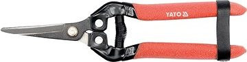 YATO Nožnice prerez. na kvety a ovocie 190 mm zahnuté