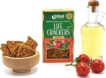 LIFEFOOD LIFE CRACKERS Talianske RAW BIO