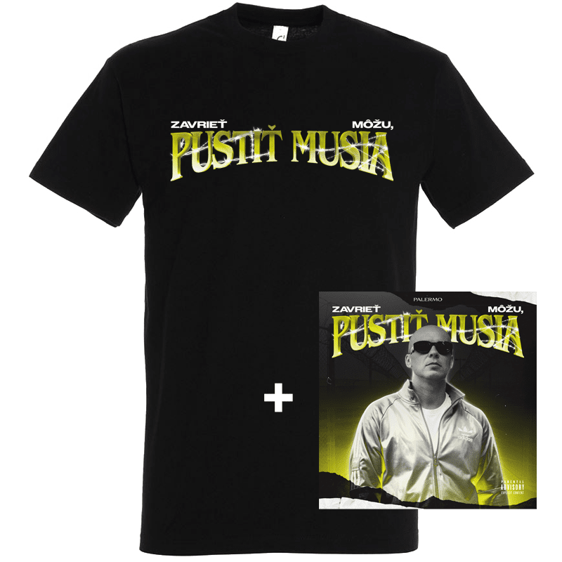 Palermo, CD + Tričko Zavrieť môžu, pustiť musia, Balík