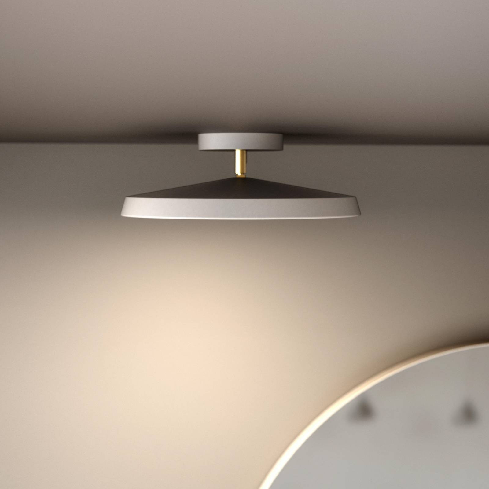 LED stropné svietidlo Kaito 2 Pro, Ø 30 cm, biele, rozstupy