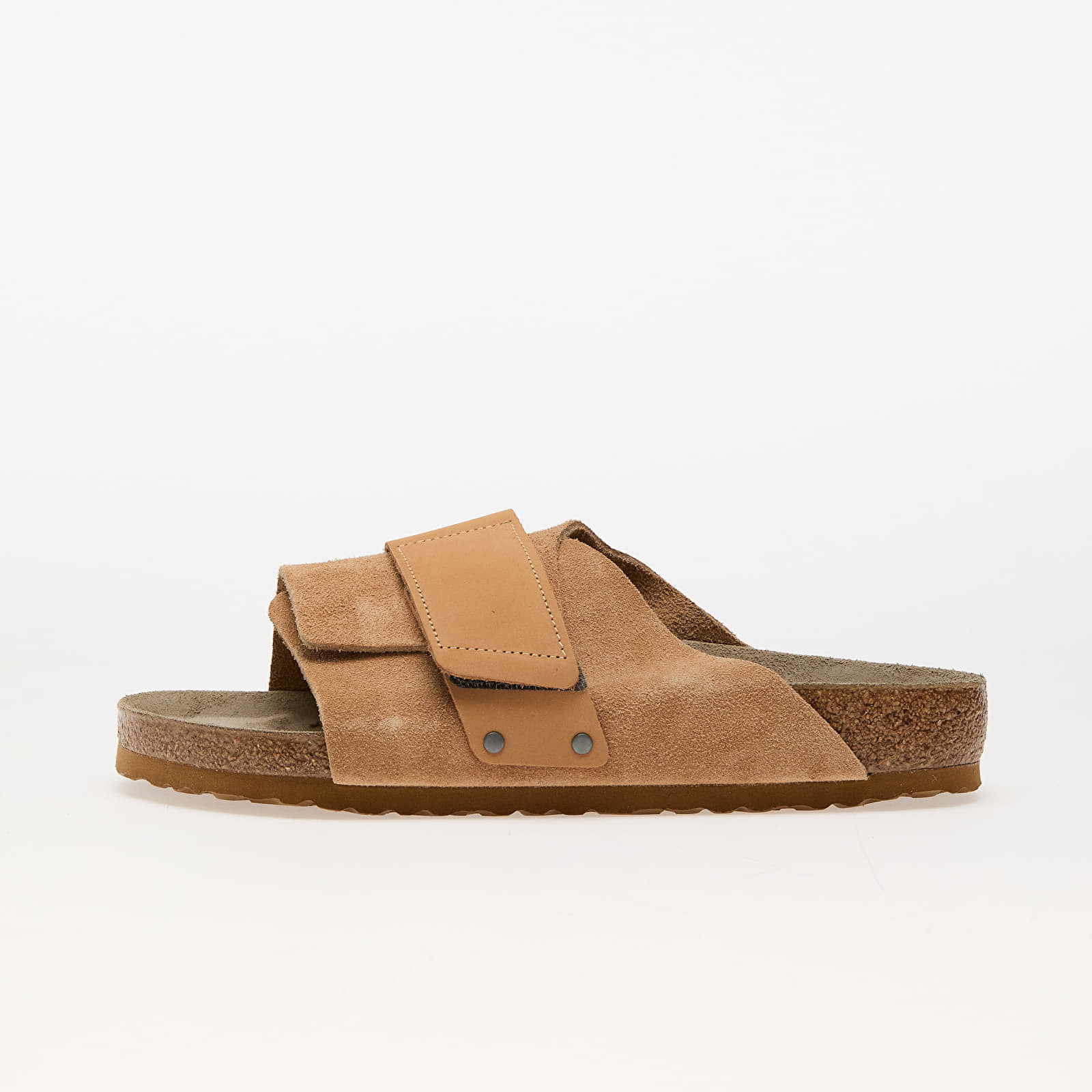 Birkenstock Kyoto VL Soft Suede & Nubuck Clay