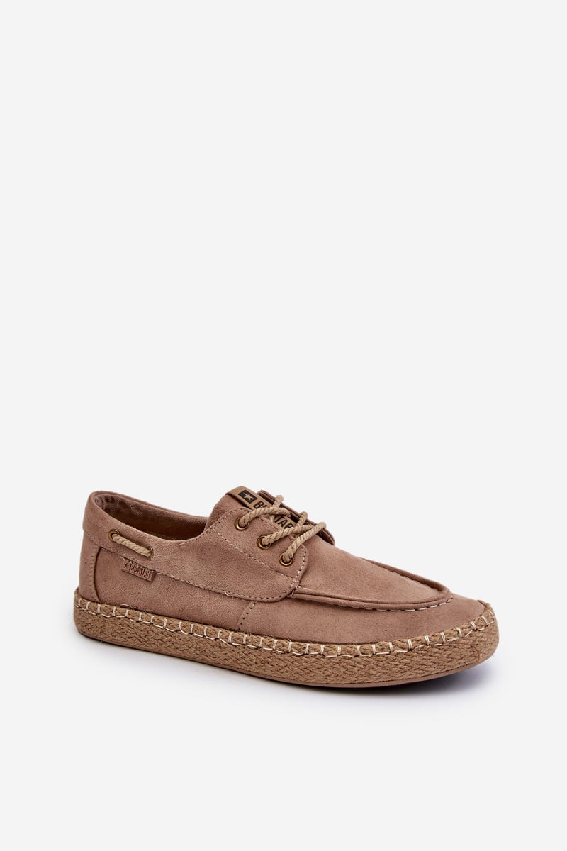 Men's lace-up espadrilles Big Star Beige