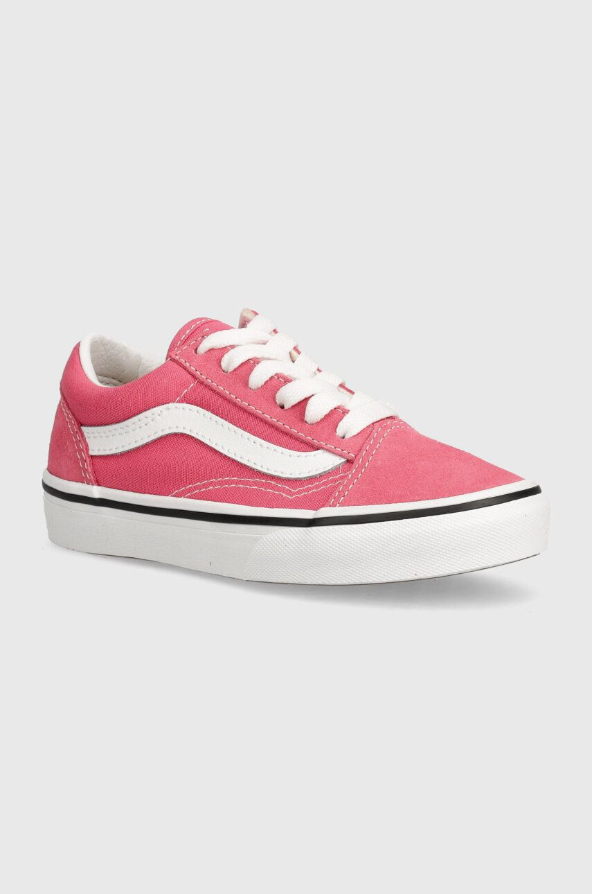 Detské tenisky Vans Old Skool ružová farba, VN000CYVCHL1