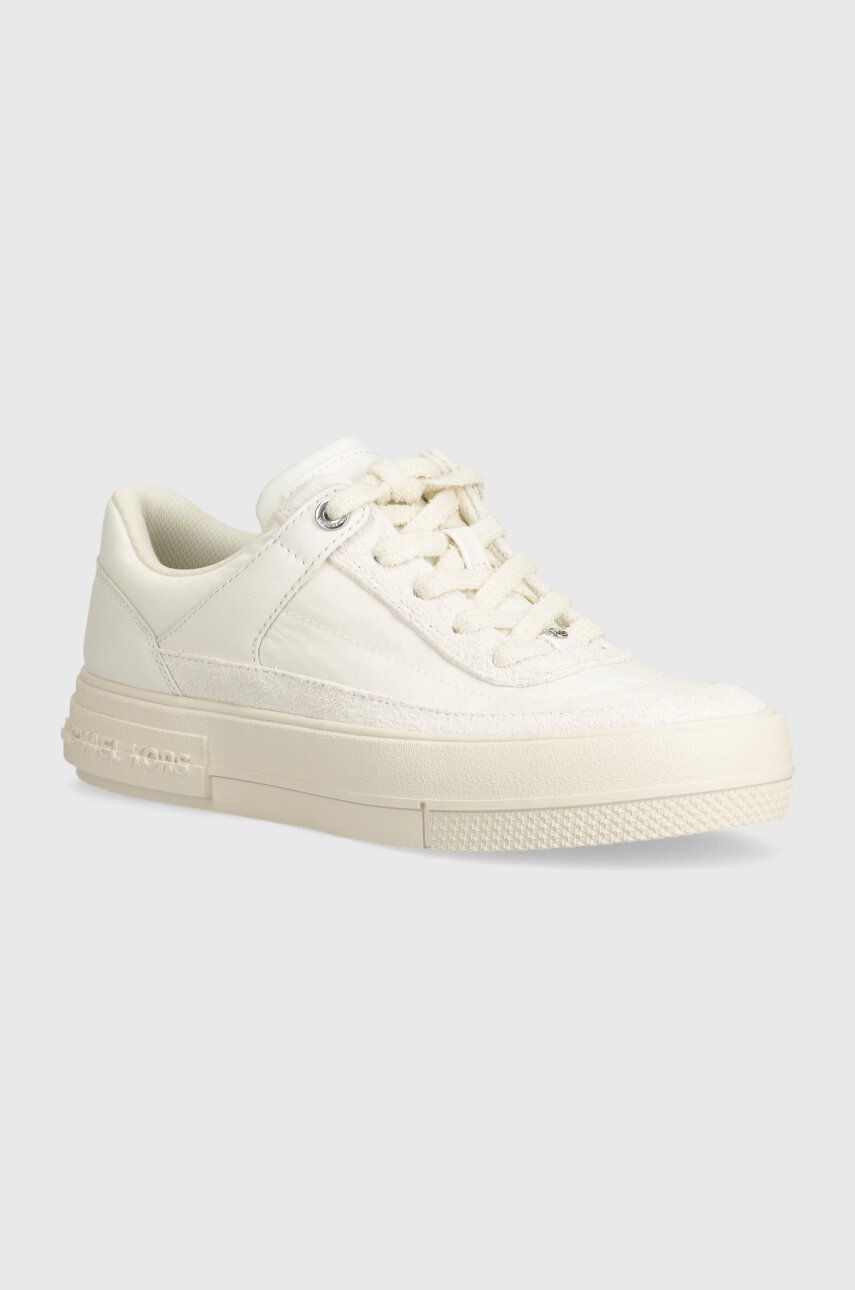 Tenisky MICHAEL Michael Kors Aurora biela farba, 43T4AUFS2D 085