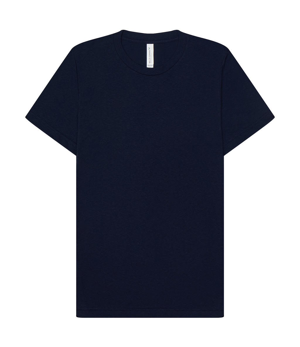 Tričko unisex B&C EcoMax s krátkymi rukávmi - navy, L