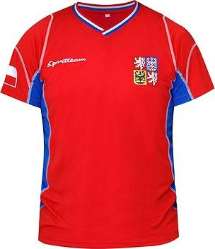 SPORTTEAM® Futbalový dres Česká Republika 1, chlapčenský, veľkosť 122/128