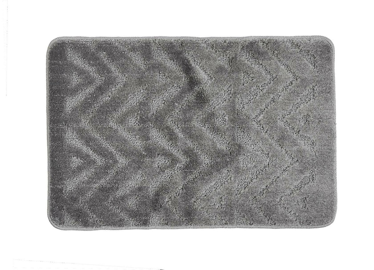 Koupelnový kobereček WAVE 50x80 cm šedý