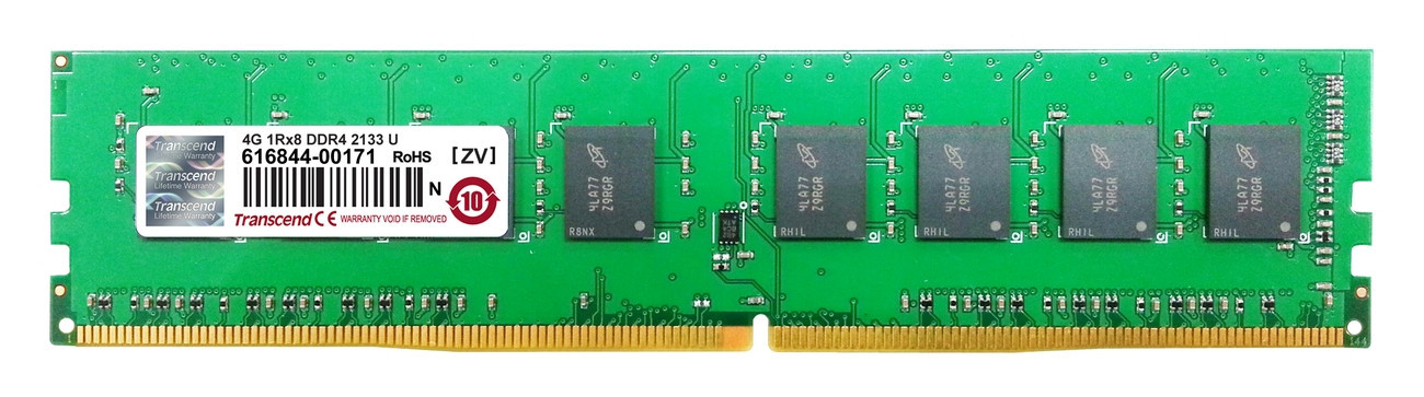 Transcend pamäť 4GB DDR4 2133 U-DIMM 1Rx8 CL15