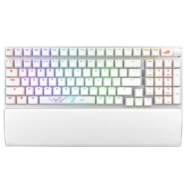 ASUS ROG Strix Scope 2 96 bezdrôtová herná klávesnica, biela ( ROG NX Snow ), US 90MP037A-BKUA30