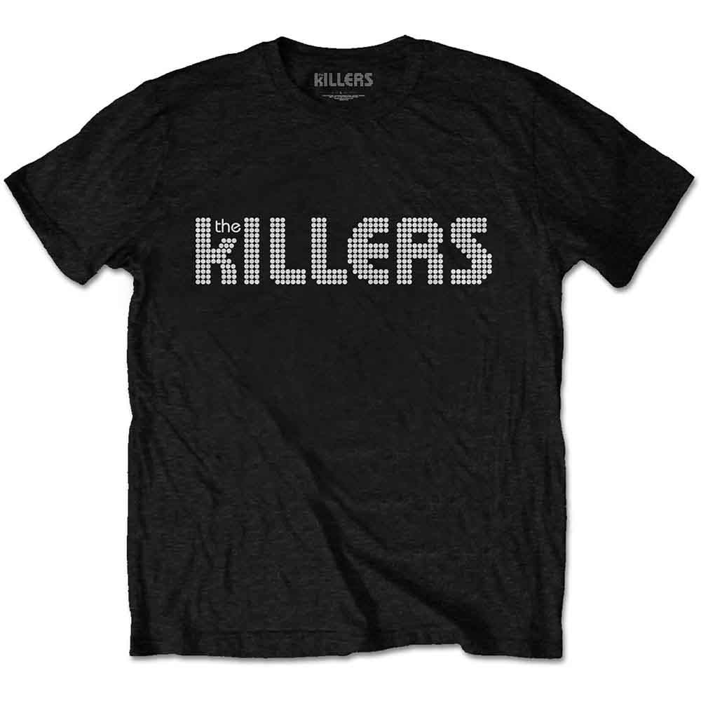 RockOff The Killers unisex tričko : DOTS LOGO - čierna Veľkosť: S
