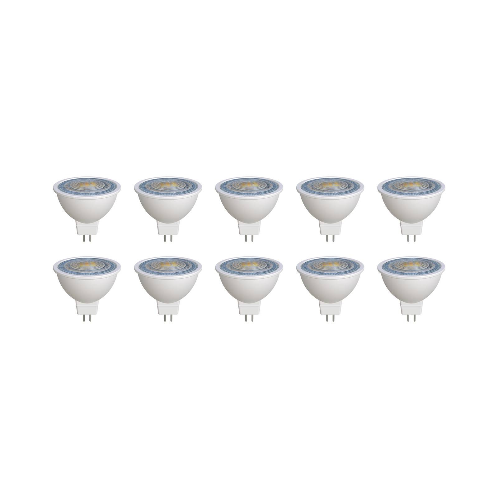 Prios LED reflektor GU5.3 7,5W 621lm 36° biela 830 sada 10 ks