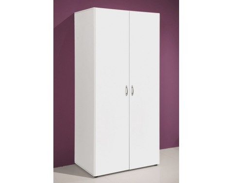 Šatníková skriňa Base, biela%