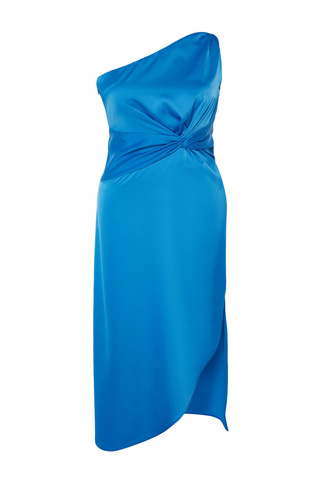 Trendyol Curve Saks Satin Woven Dress