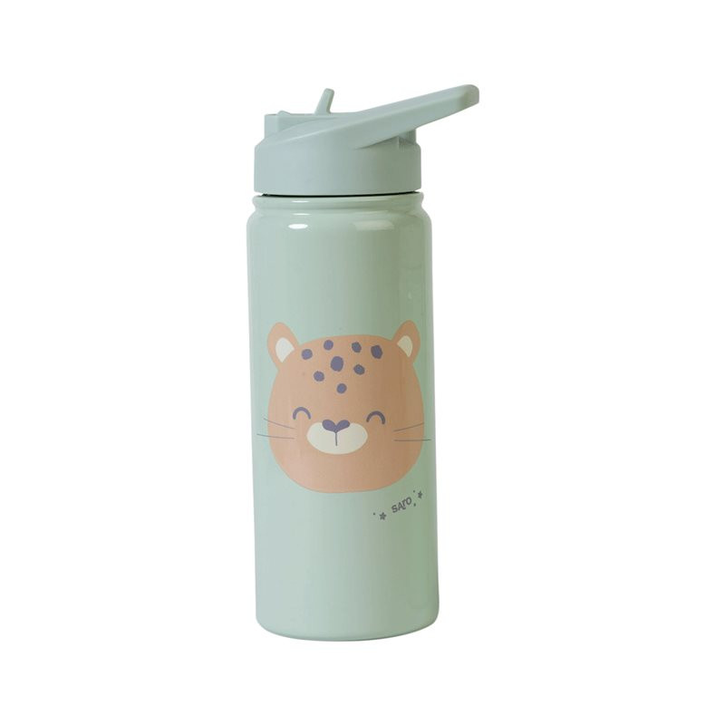 Saro Baby Thermos Bottle with Straw termoska s rúrkou Mint 500 ml