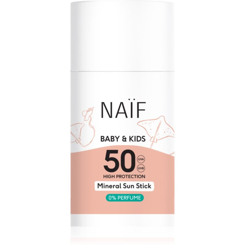 Naif Baby & Kids Mineral Sun Stick tyčinka na opaľovanie SPF 50 36 g