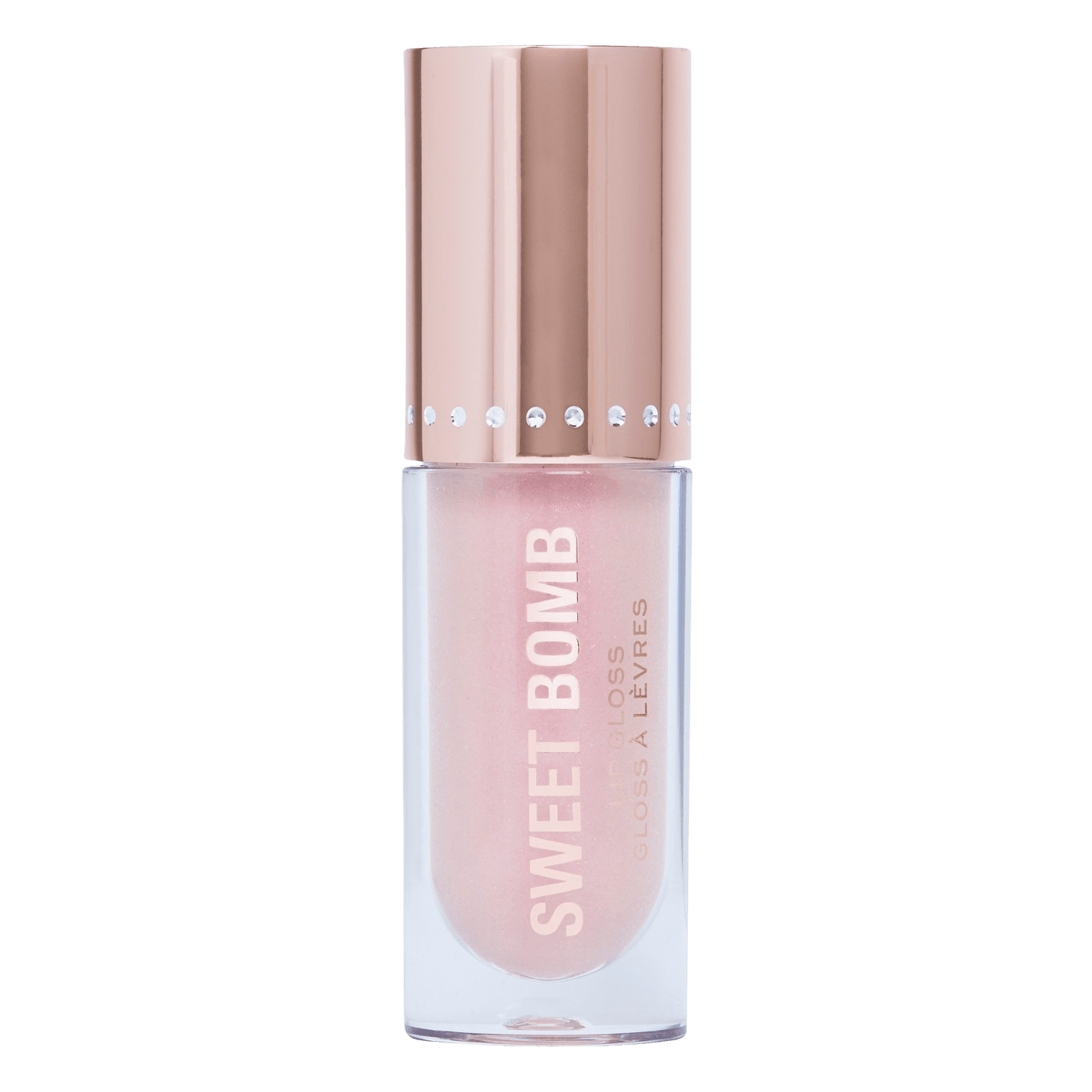 REVOLUTION Sweet Bomb Lip Gloss Vanilla Ice White Holo lesk na pery 4.5 ml