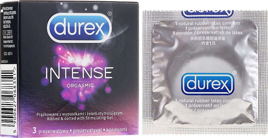 Durex Intense kondómy 3ks