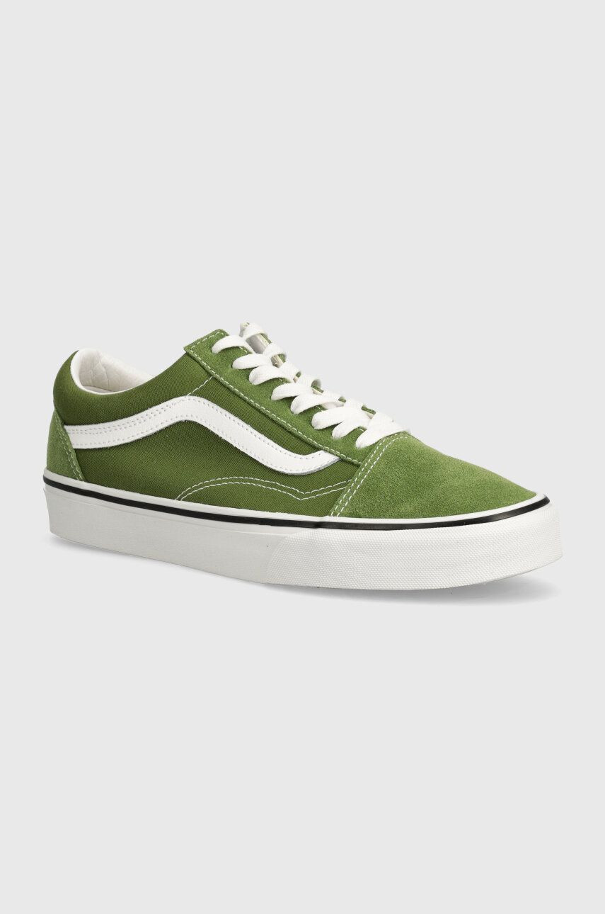 Tenisky Vans Old Skool zelená farba, VN000CT8CIB1