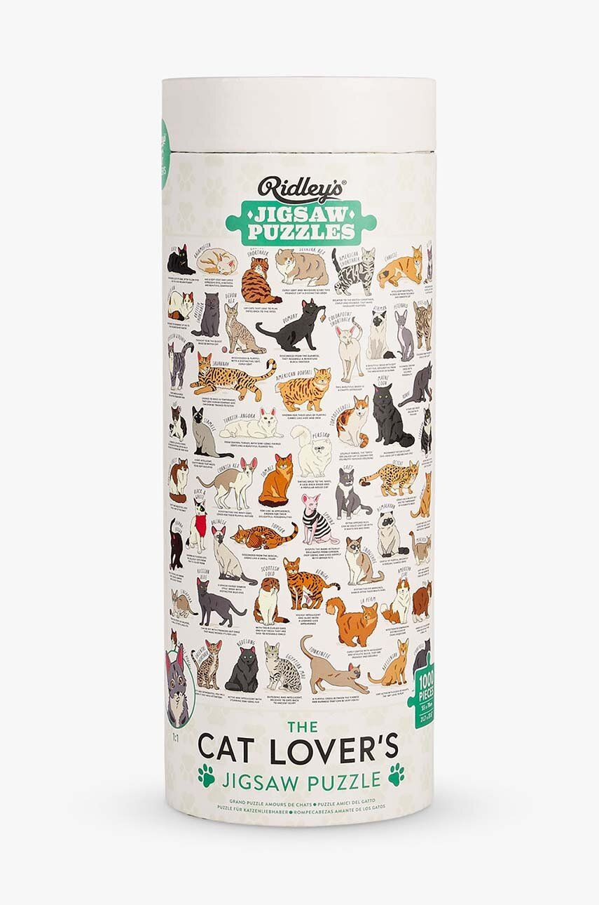 Puzzle v tube Ridley's Games Cat Lover’s 1000 elementów