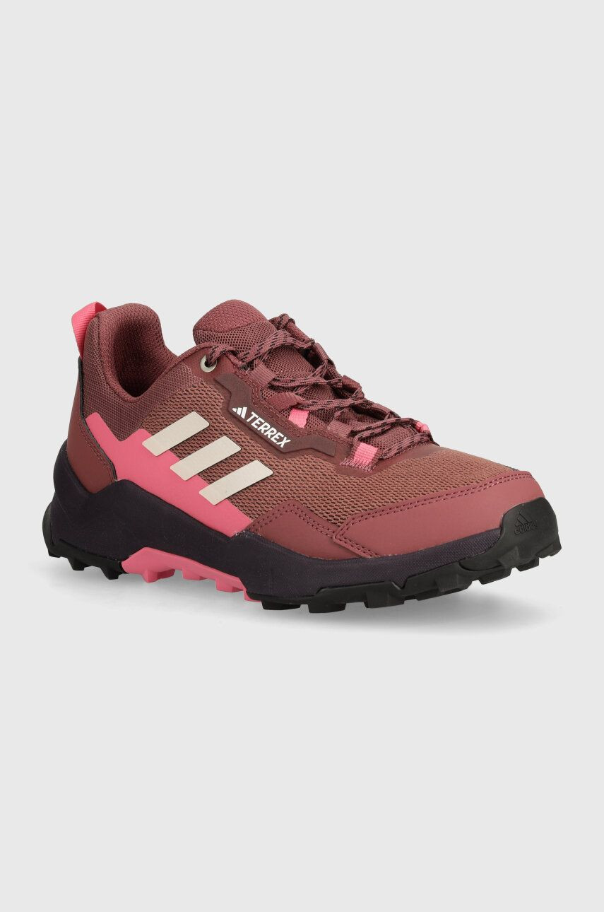 Topánky adidas TERREX AX4 dámske, bordová farba, IH3522