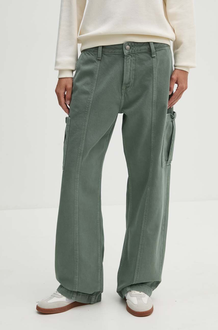 Rifle Pepe Jeans LOOSE ST JEANS HW CLR dámske, vysoký pás, PL204726