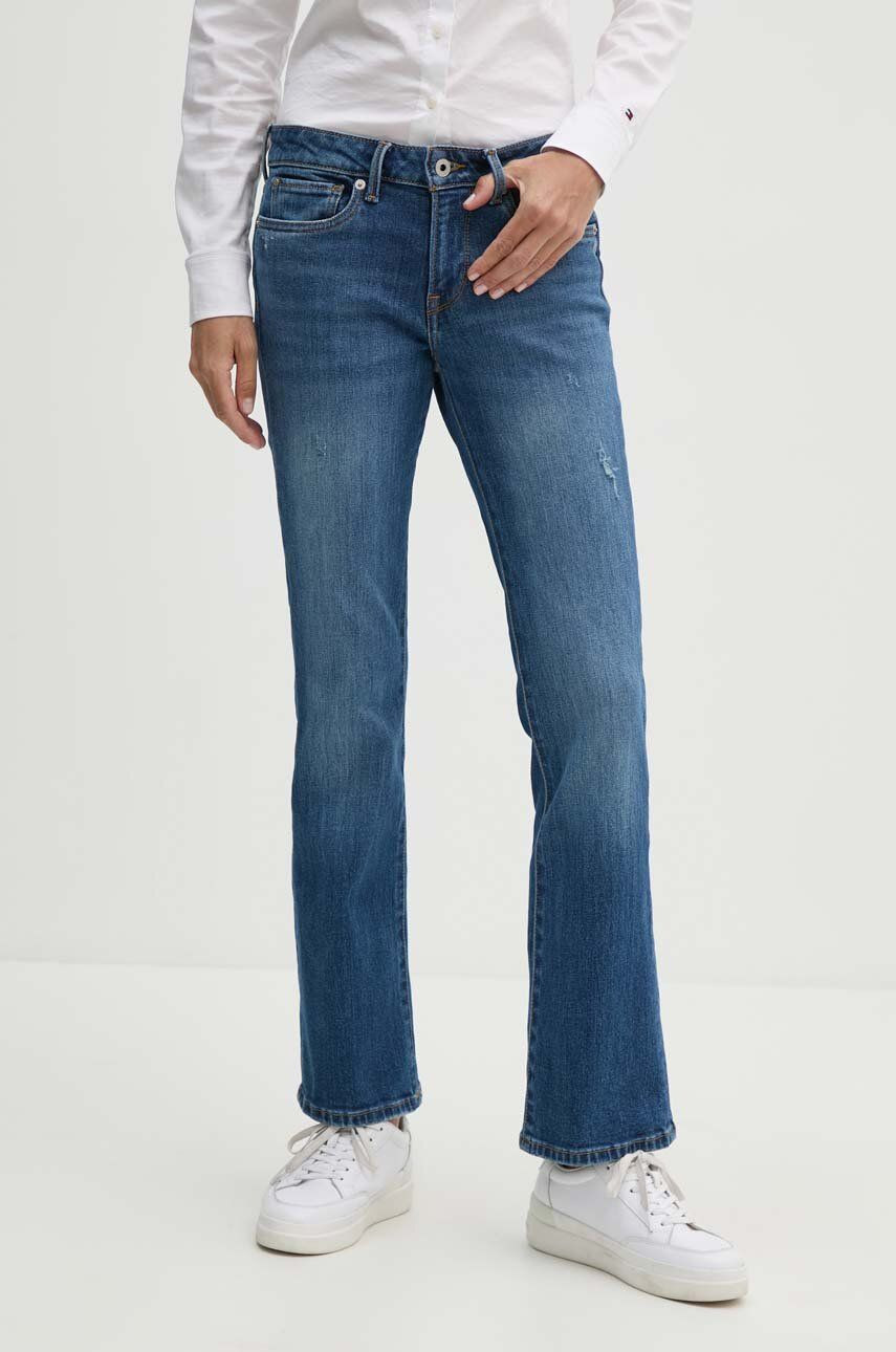 Rifle Pepe Jeans BOOTCUT LW dámske, vysoký pás, PL204732HV4