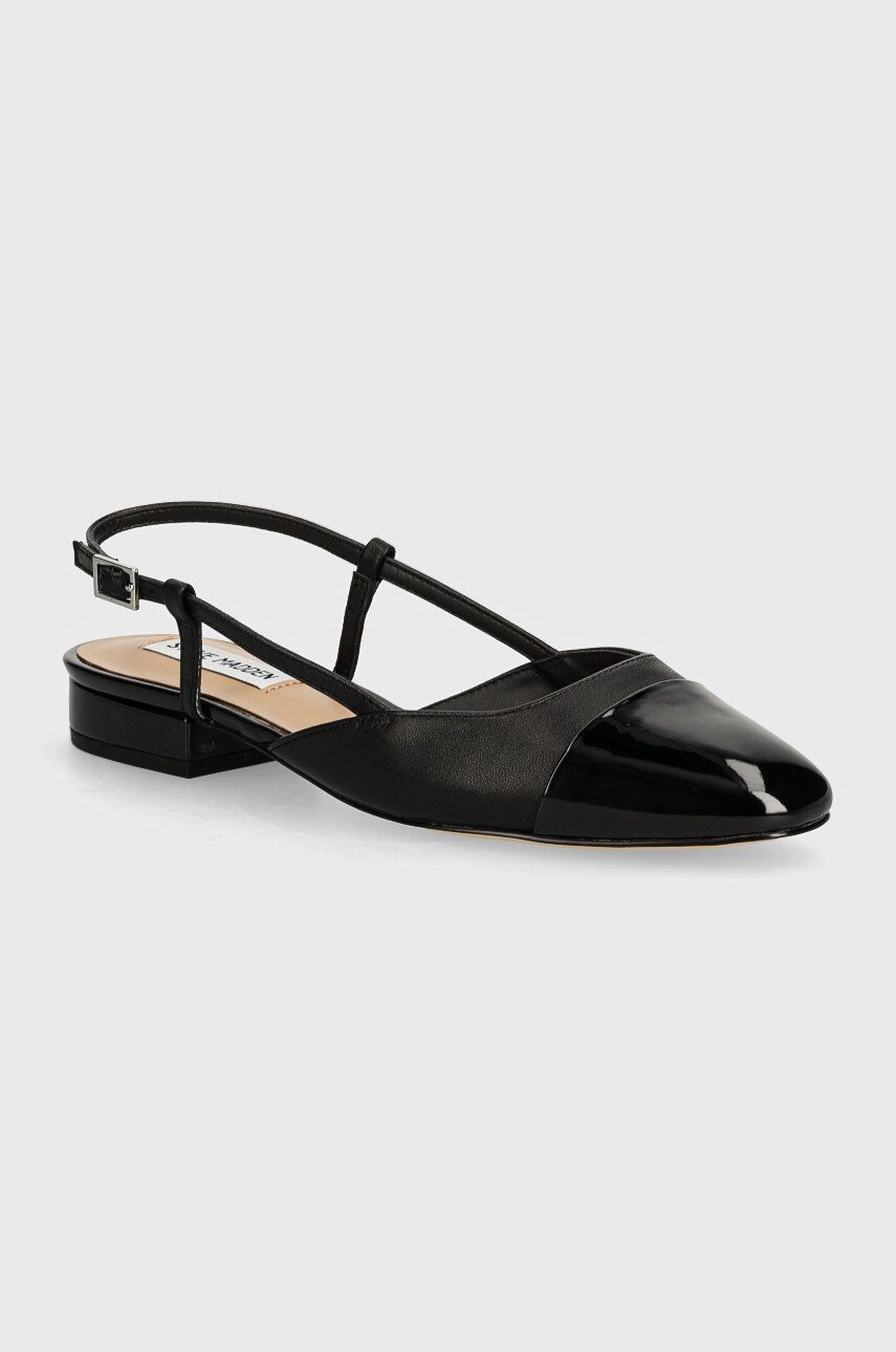 Baleríny Steve Madden Belinda čierna farba, s otvorenou pätou, SM11002823
