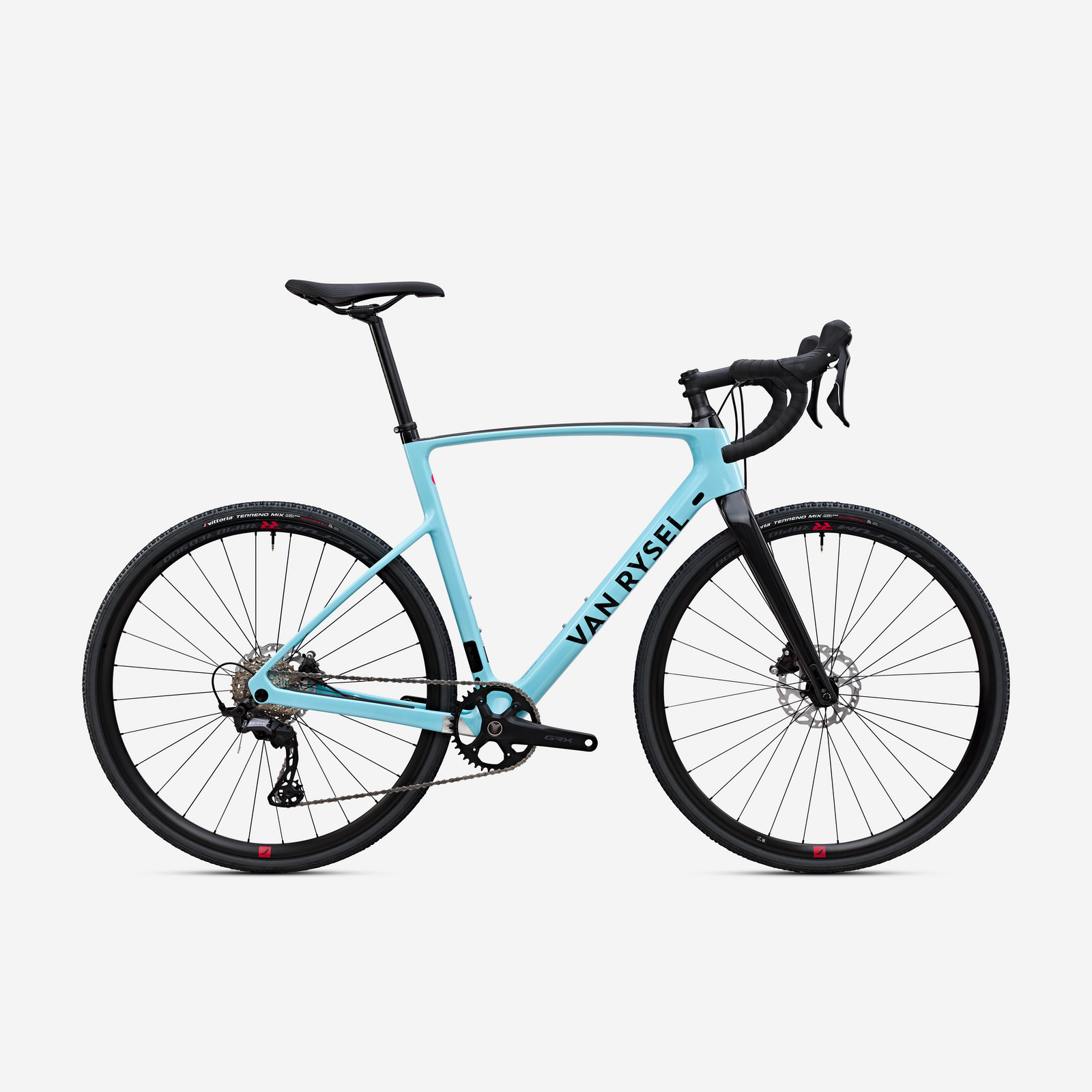 Cyklokrosový bicykel RCX 2 GRX 12 rýchlostí svetlomodrý